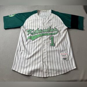 Vtg Authentic Movie Throwbacks Headgear Classics #1 G Baby Kekambas Jersey Sz L